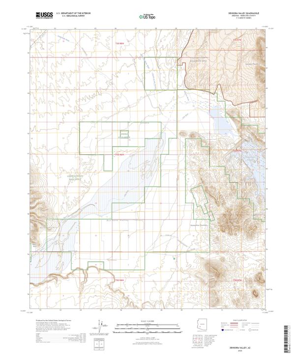 Dendora Valley, AZ — USGS 7.5-minute topo (2026)