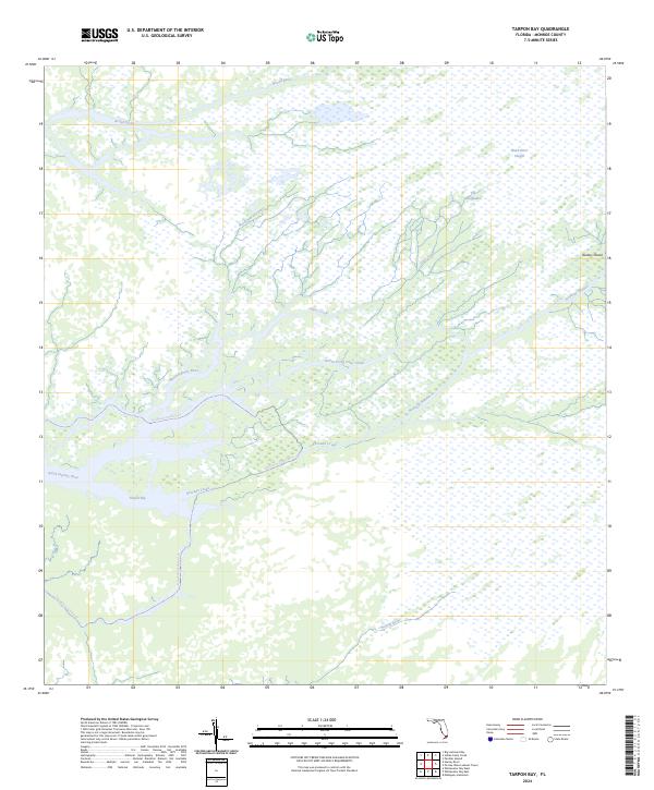 Tarpon Bay, FL — USGS 7.5-minute topo (2024)