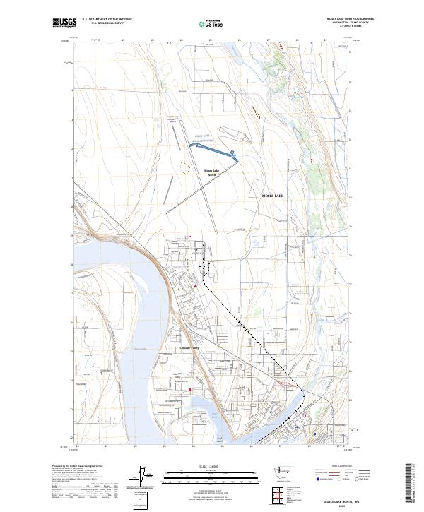 Moses Lake North, WA — USGS 7.5-minute topo (2023)