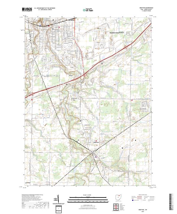 Grafton, OH — USGS 7.5-minute topo (2023)