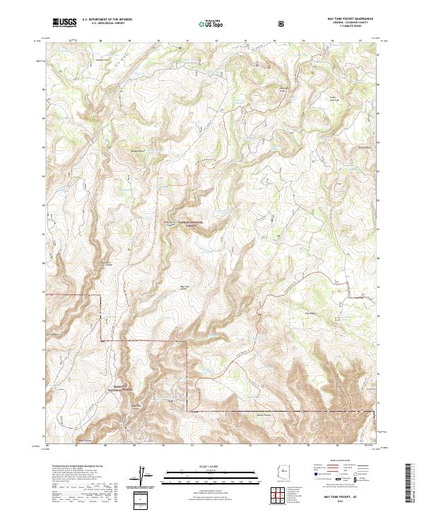 May Tank Pocket, AZ — USGS 7.5-minute topo (2021)