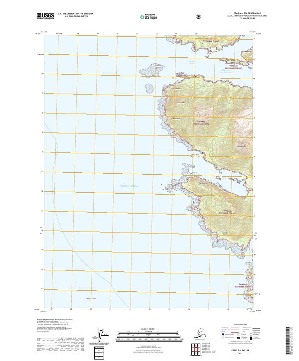 Craig A-4 SW, AK — USGS 7.5-minute topo (2021)