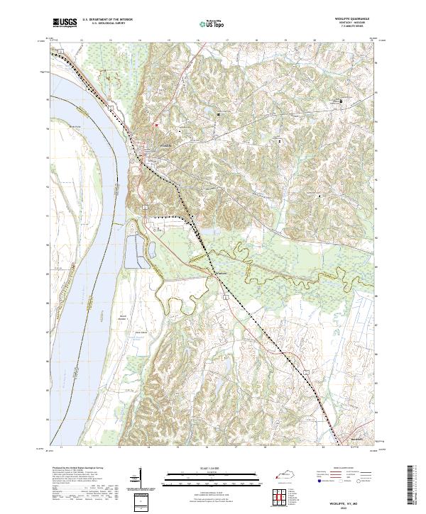 Wickliffe, KY-MO — USGS 7.5-minute topo (2022)
