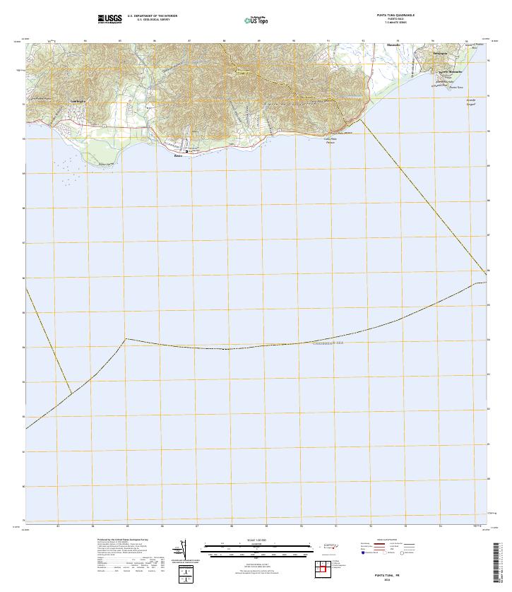 Punta Tuna, PR — USGS 7.5-minute topo (2024)