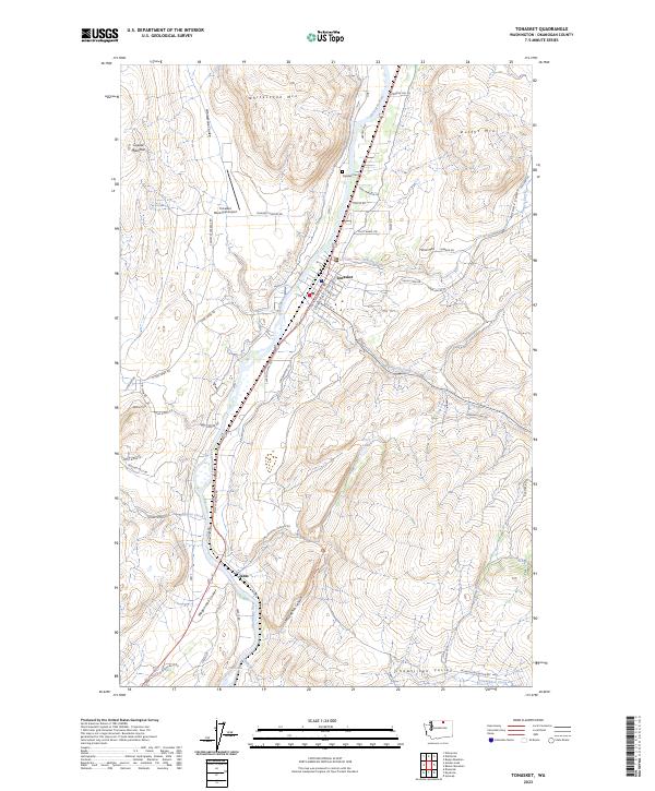 Tonasket, WA — USGS 7.5-minute topo (2023)