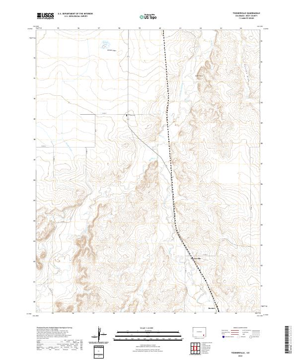 Toonerville, CO — USGS 7.5-minute topo (2022)