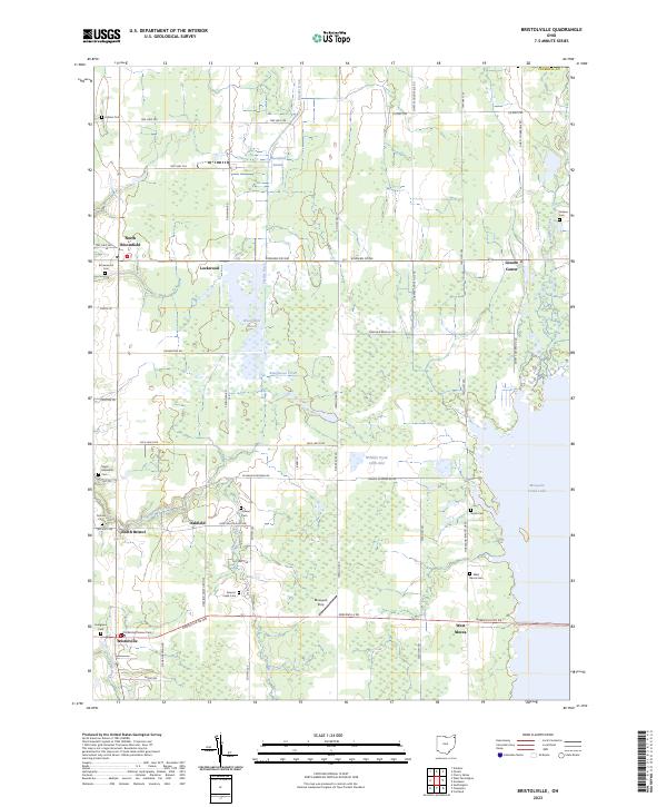 Bristolville, OH — USGS 7.5-minute topo (2023)