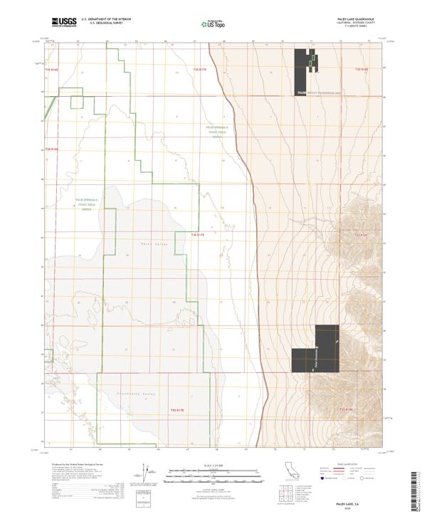 Palen Lake, CA — USGS 7.5-minute topo (2026)