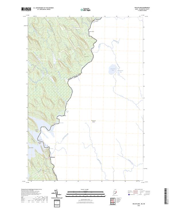 Kelleyland, ME-NB — USGS 7.5-minute topo (2024)