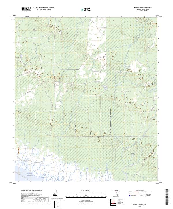 Manlin Hammock, FL — USGS 7.5-minute topo (2025)