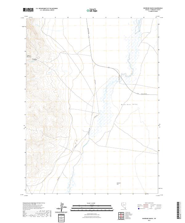 Riverside Ranch, NV — USGS 7.5-minute topo (2021)