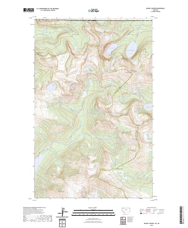 Mount Carter, MT-AB — USGS 7.5-minute topo (2024)