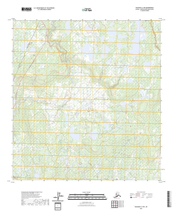 Gulkana C-3 SW, AK — USGS 7.5-minute topo (2023)