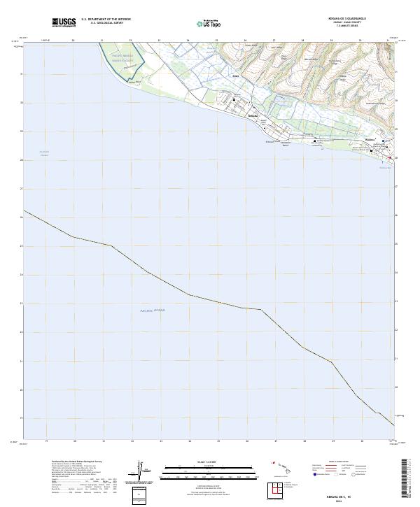 Kekaha OE S, HI — USGS 7.5-minute topo (2024)