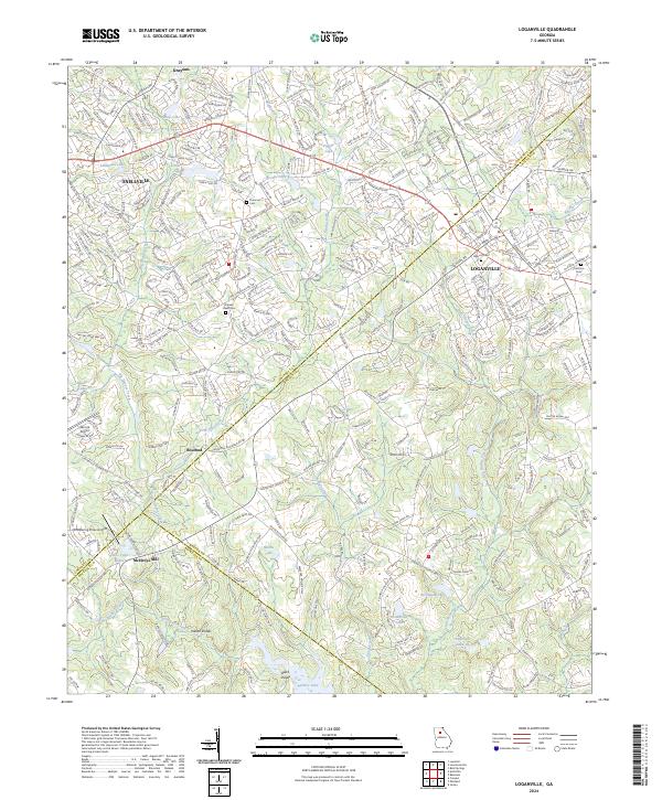 Loganville, GA — USGS 7.5-minute topo (2024)