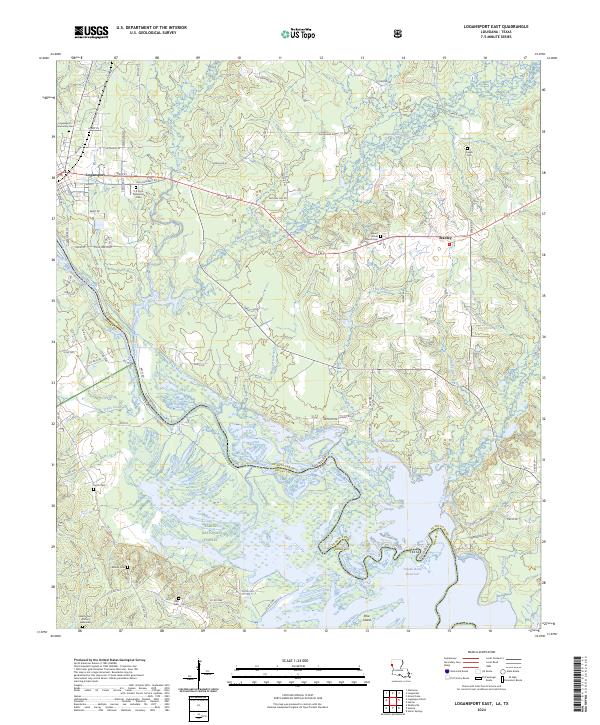 Logansport East, LA-TX — USGS 7.5-minute topo (2024)