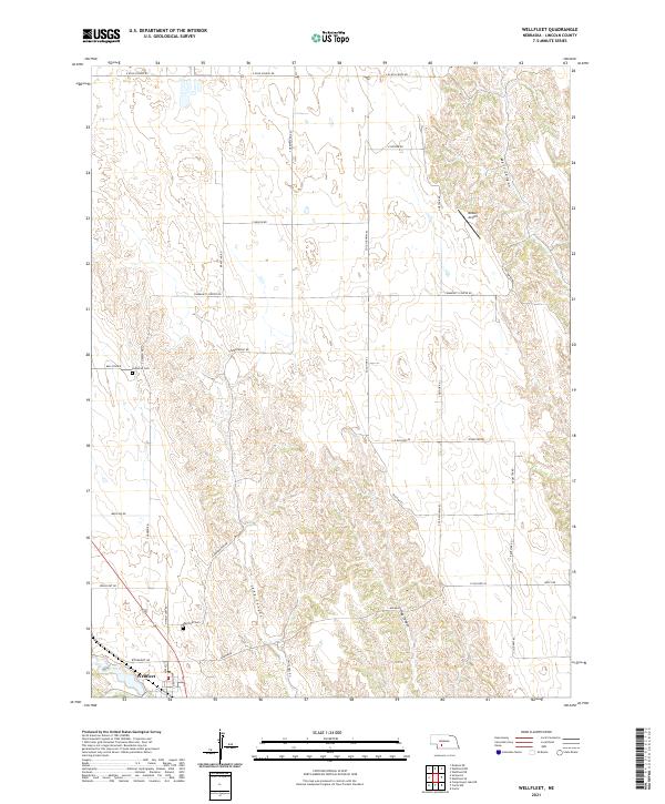 Wellfleet, NE — USGS 7.5-minute topo (2021)