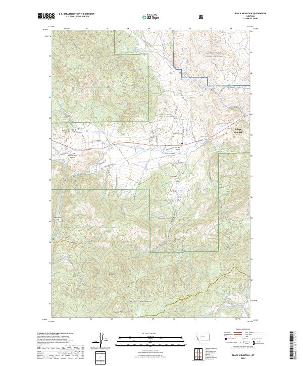 Black Mountain, MT — USGS 7.5-minute topo (2024)