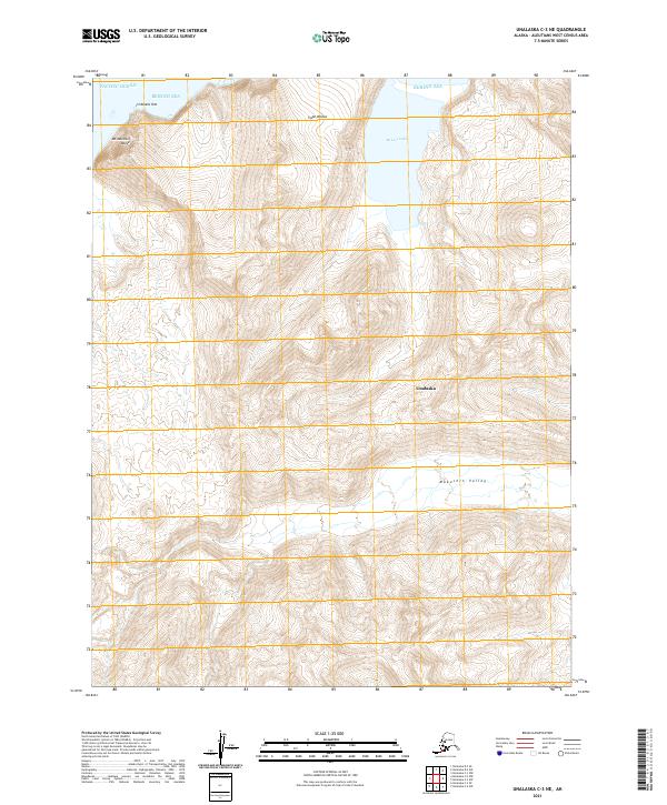 Unalaska C-3 NE, AK — USGS 7.5-minute topo (2021)