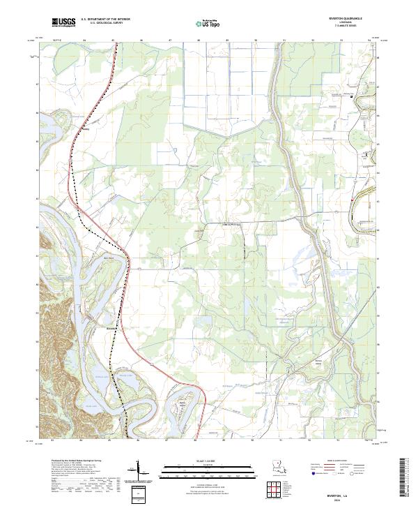 Riverton, LA — USGS 7.5-minute topo (2024)