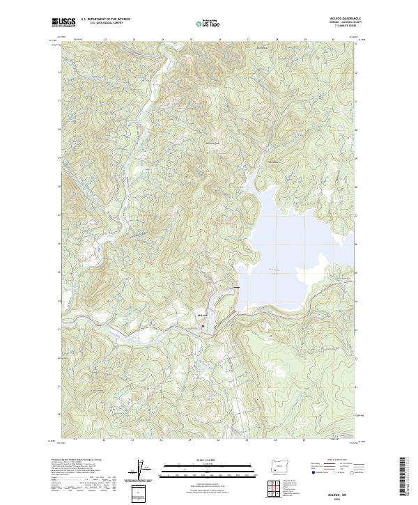 McLeod, OR — USGS 7.5-minute topo (2024)