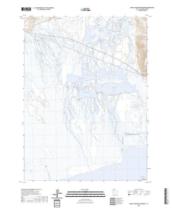Public Shooting Grounds, UT — USGS 7.5-minute topo (2023)