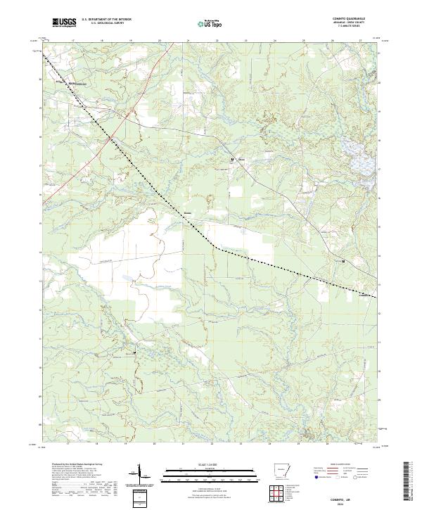 Cominto, AR — USGS 7.5-minute topo (2024)