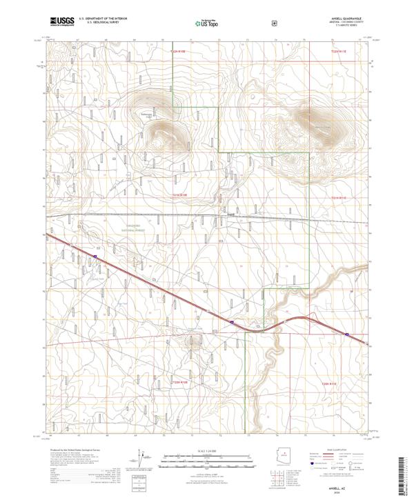 Angell, AZ — USGS 7.5-minute topo (2026)