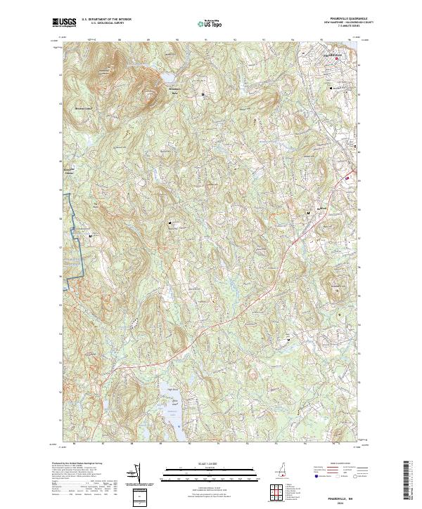 Pinardville, NH — USGS 7.5-minute topo (2024)