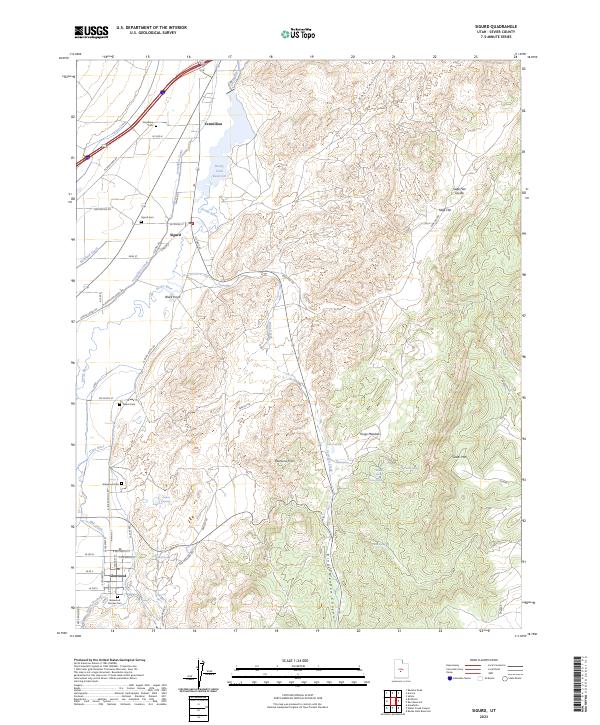 Sigurd, UT — USGS 7.5-minute topo (2023)