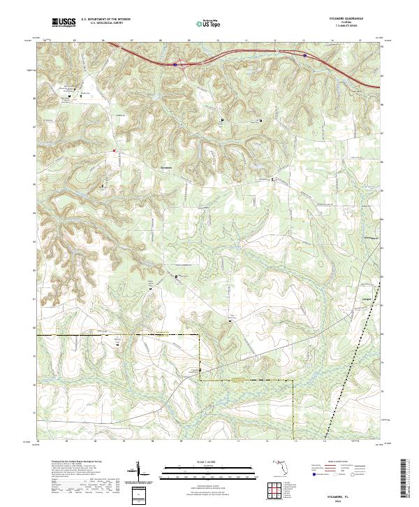 Sycamore, FL — USGS 7.5-minute topo (2024)