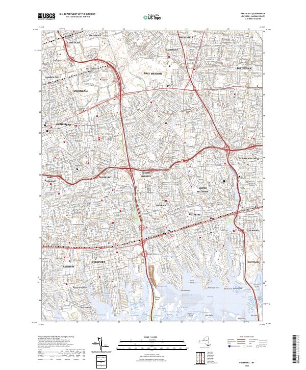 Freeport, NY — USGS 7.5-minute topo (2023)