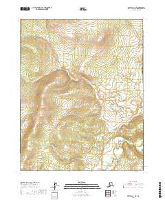 Bettles A-1 SW, AK — USGS 7.5-minute topo (2017)