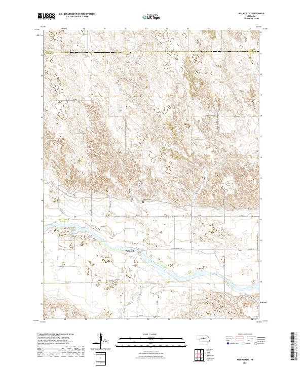 Walworth, NE — USGS 7.5-minute topo (2021)