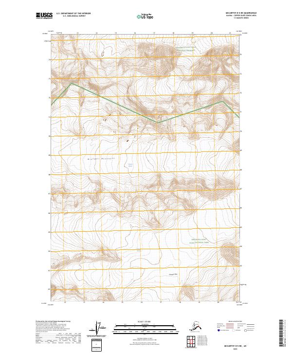 McCarthy D-5 NE, AK — USGS 7.5-minute topo (2023)