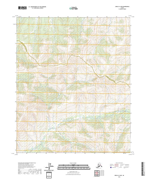 Circle A-4 NW, AK — USGS 7.5-minute topo (2024)