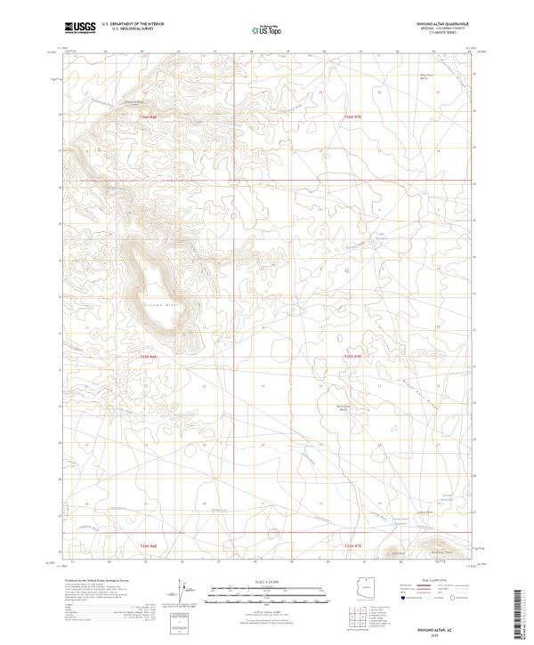 Shinumo Altar, AZ — USGS 7.5-minute topo (2026)