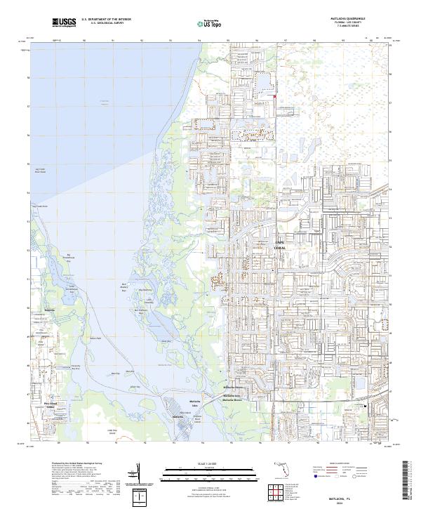 Matlacha, FL — USGS 7.5-minute topo (2024)