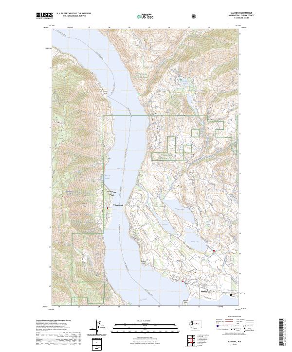 Manson, WA — USGS 7.5-minute topo (2023)