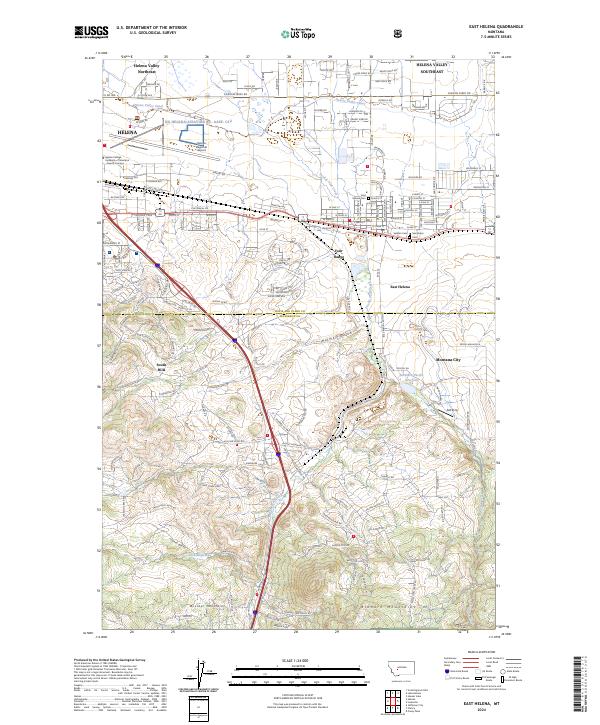 East Helena, MT — USGS 7.5-minute topo (2024)