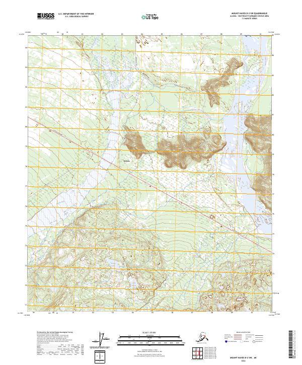 Mount Hayes D-2 SW, AK — USGS 7.5-minute topo (2024)