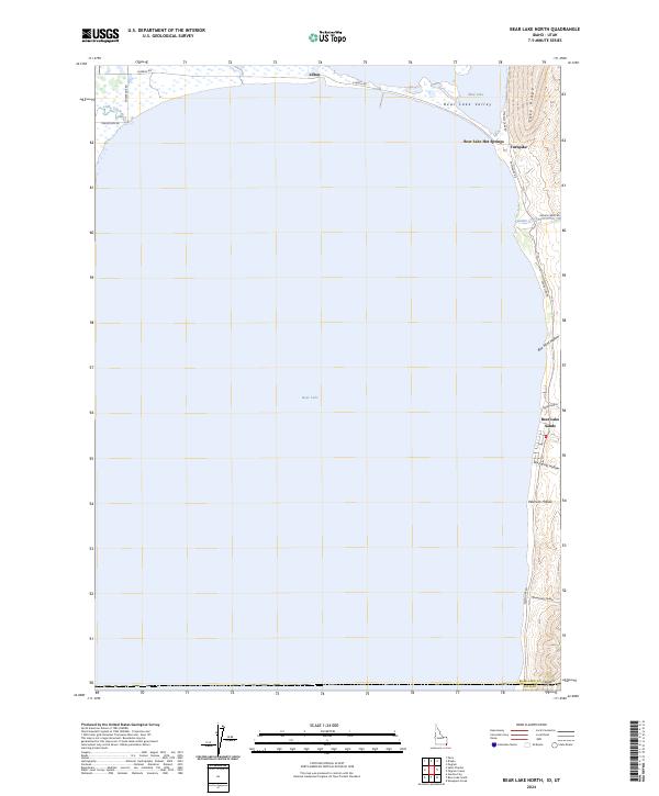 Bear Lake North, ID-UT — USGS 7.5-minute topo (2024)