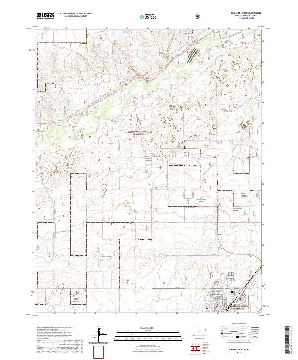 Elkhart North, KS — USGS 7.5-minute topo (2022)