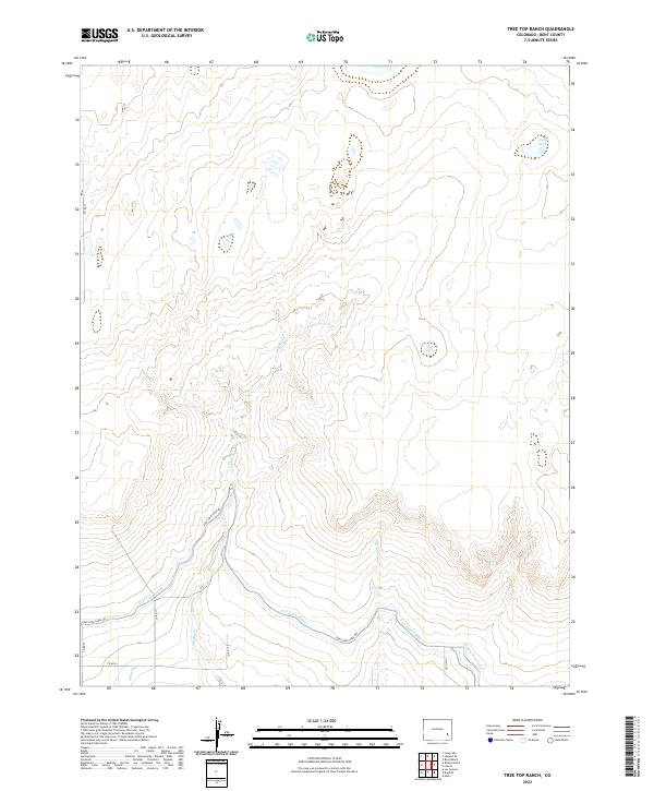 Tree Top Ranch, CO — USGS 7.5-minute topo (2022)