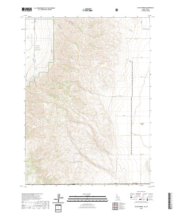 Co-op Spring, ID-UT — USGS 7.5-minute topo (2023)