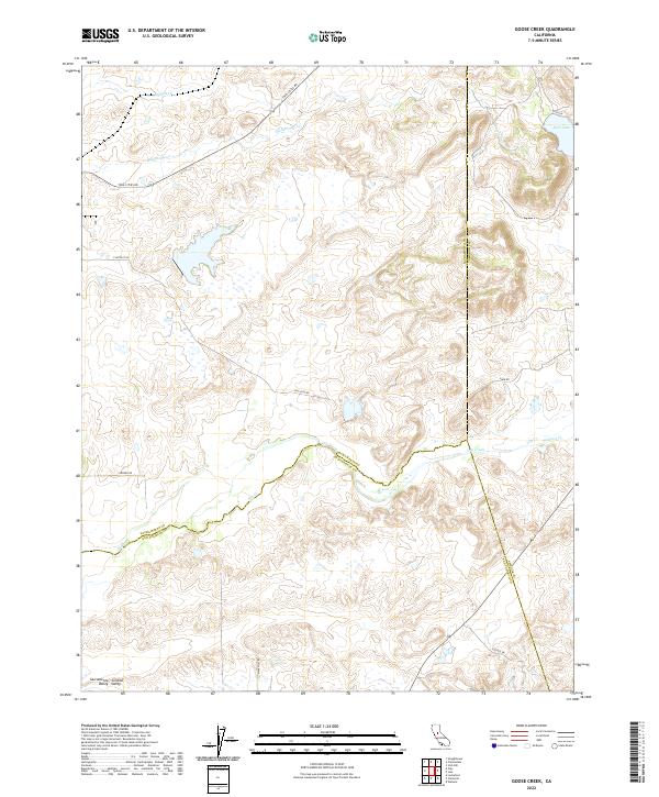 Goose Creek, CA — USGS 7.5-minute topo (2022)