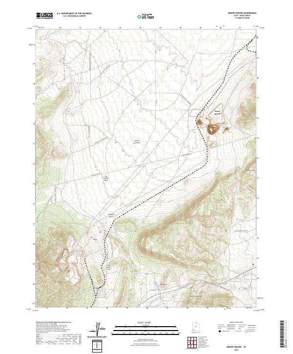 Desert Mound, UT — USGS 7.5-minute topo (2023)