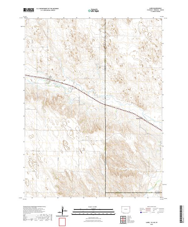 Laird, CO-NE-KS — USGS 7.5-minute topo (2022)