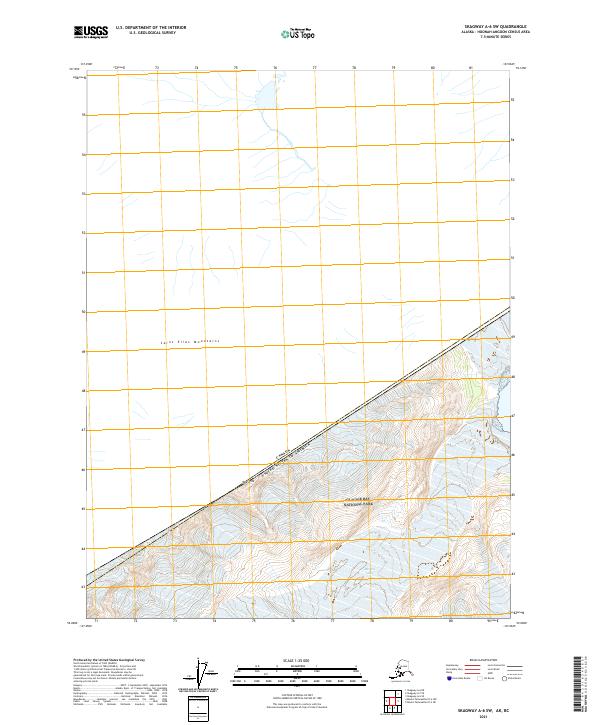 Skagway A-6 SW, AK-BC — USGS 7.5-minute topo (2021)