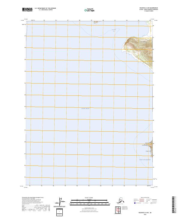 Seldovia A-6 NE, AK — USGS 7.5-minute topo (2024)